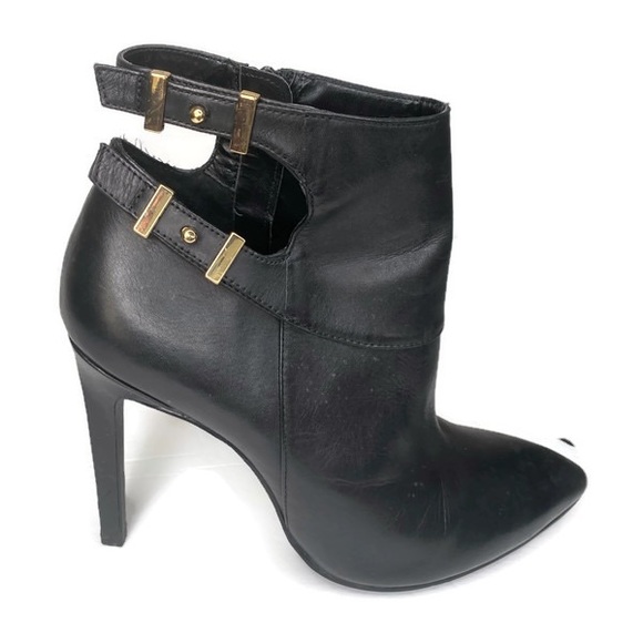 Guess Thora Buckle Ankle Heel Booties. Black Size 9 - Picture 1 of 6